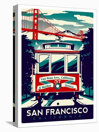 San Francisco-Matthew Schnepf-Stretched Canvas