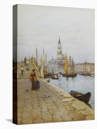 San Giorgio Maggiore from the Zattere, Venice-Helen Allingham-Premier Image Canvas