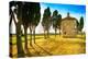 San Guido Oratorio Church and Cypress Trees. Maremma, Tuscany, Italy, Europe-stevanzz-Premier Image Canvas