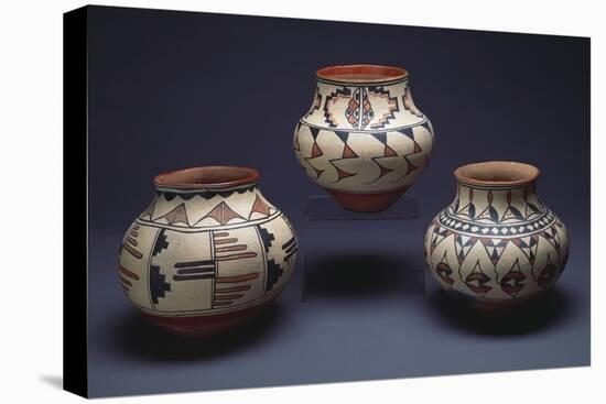 San Ildefonso Pueblo Pottery-null-Premier Image Canvas