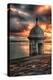 San Juan Bay Sunset With A Sentry Post-George Oze-Premier Image Canvas