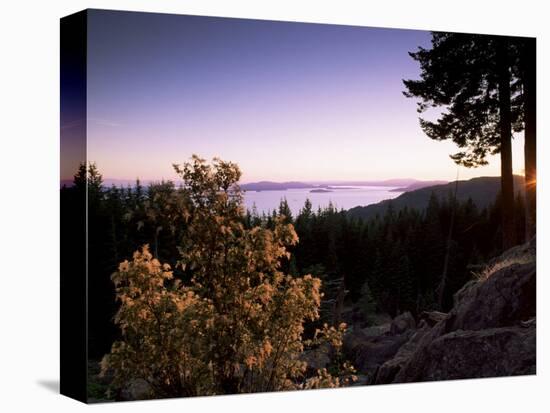 San Juan Islands Seen from Chuckanut Drive, Puget Sound, Washington State-Aaron McCoy-Premier Image Canvas