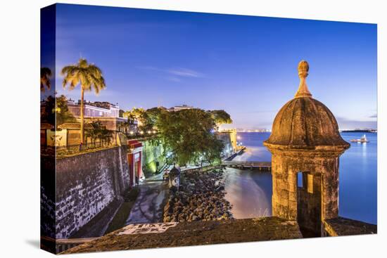 San Juan, Puerto Rico Coast at Paseo De La Princesa.-SeanPavonePhoto-Premier Image Canvas