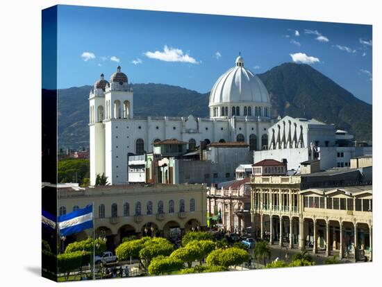 San Salvador, El Salvador, Plaza Libertad, Metropolitan Cathedral of the Holy Savior-John Coletti-Premier Image Canvas