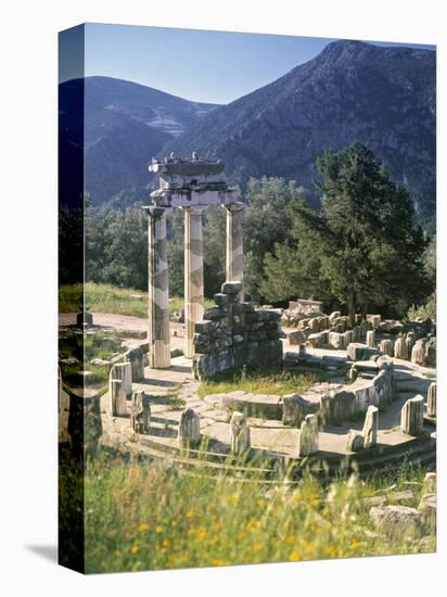 Sanctuary of Athena Pronaia, Delphi, Greece-Peter Adams-Premier Image Canvas