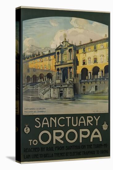 Sanctuary to Oropa Poster-G. Bozzalla-Premier Image Canvas