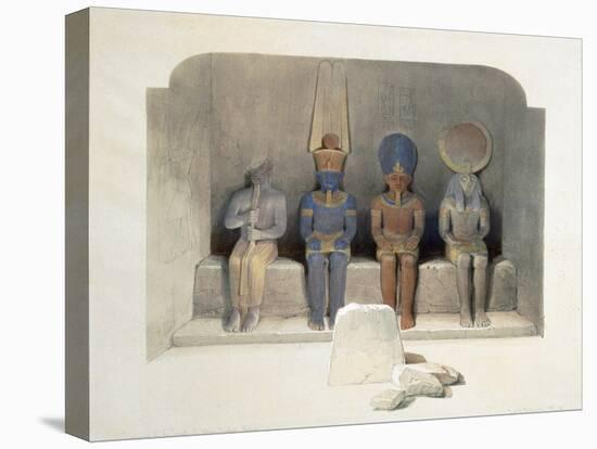 Sanctury of the Temple of Abu Simbel, Egypt, 19th century-David Roberts-Premier Image Canvas