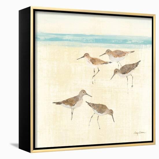 Sand Pipers Square II-Avery Tillmon-Stretched Canvas