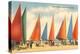 Sand Sailers, Daytona Beach, Florida-null-Stretched Canvas