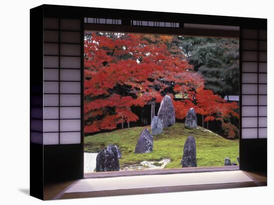 Sand Stone Garden, Komyo-In, Kyoto, Japan-Rex Butcher-Premier Image Canvas