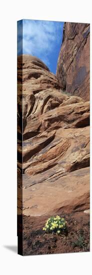 Sandstone Rock Formation Monuments, Arches National Park, Moab, Utah, USA-Paul Souders-Premier Image Canvas