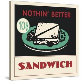 Sandwich-Retro Series-Stretched Canvas