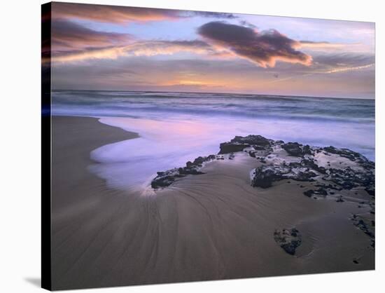 Sandy Beach Oahu Hawaii Stretched Canvas Print Tim Fitzharris Art Com
