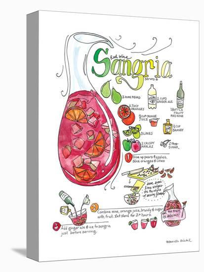 Sangria-Marcella Kriebel-Stretched Canvas