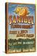 Sanibel, Florida - Orange Grove Vintage Sign-Lantern Press-Stretched Canvas