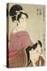 Sankatsu and Hanshichi, from the Series Fashionable Patterns in Utamaro Style, C.1798-99-Kitagawa Utamaro-Premier Image Canvas