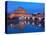 Sant'Angelo Bridge and Castel Sant'Angelo at night-Sylvain Sonnet-Premier Image Canvas