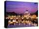 Sant'Angelo Bridge over Tiber River-Dennis Degnan-Premier Image Canvas