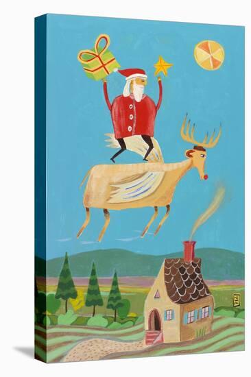 Santa and Red-Nathaniel Mather-Premier Image Canvas