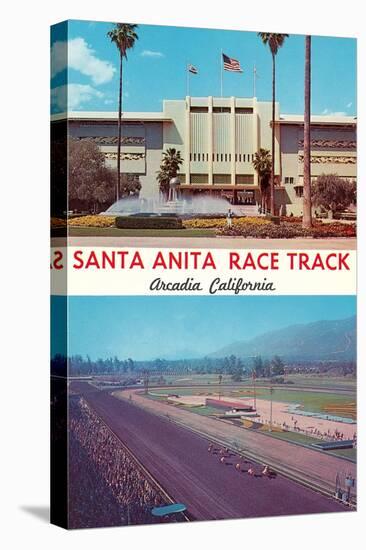 Santa Anita Racetrack-null-Stretched Canvas