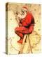 "Santa at the Map", December 16,1939-Norman Rockwell-Premier Image Canvas