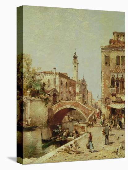 Santa Catarina Canal, Venice-Franz Richard Unterberger-Premier Image Canvas