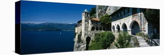 Santa Caterina Del Sasso, Lake Maggiore, Piedmont, Italy-null-Premier Image Canvas
