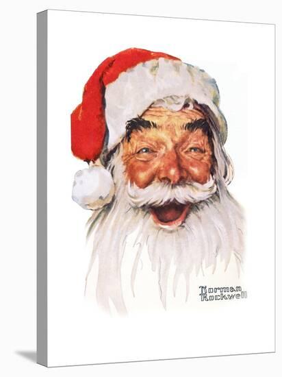 Santa Claus-Norman Rockwell-Premier Image Canvas