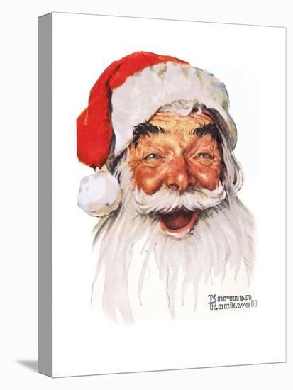 Santa Claus-Norman Rockwell-Premier Image Canvas