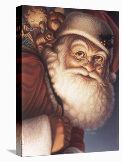 Santa Close-Up with a Sack of Toys on His Back-Dan Craig-Premier Image Canvas