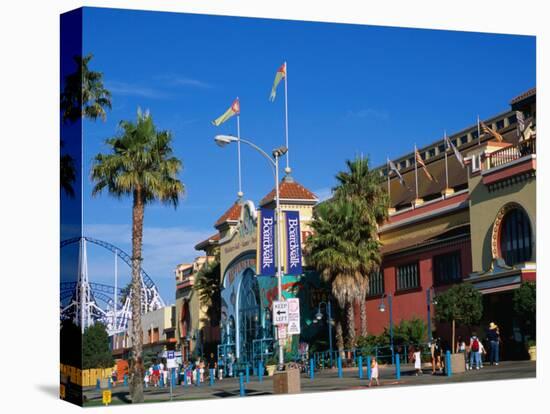 Santa Cruz Beach Boardwalk and Seaside Amusement Centre, Santa Cruz, California, USA-Stephen Saks-Premier Image Canvas