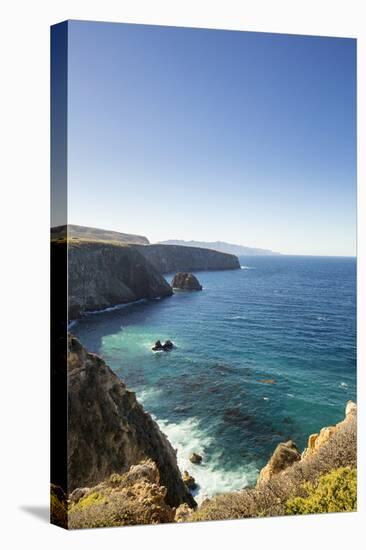 Santa Cruz Island, Channel Islands NP, CA: Hiking Along Cavern Point Trail, Coastal Views-Ian Shive-Premier Image Canvas