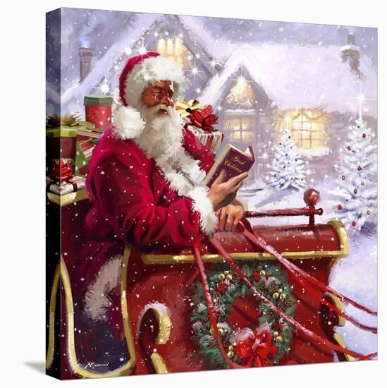 Santa Delivering-The Macneil Studio-Premier Image Canvas