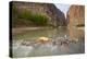 Santa Elena Canyon and Rio Grande at sunrise.-Larry Ditto-Premier Image Canvas