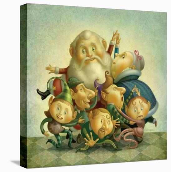 Santa Elf Dance-Dan Craig-Premier Image Canvas