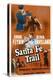 Santa Fe Trail, Errol Flynn, (Poster), 1940-null-Stretched Canvas