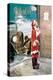 Santa Impersonator's Car Needs Repairs-null-Stretched Canvas