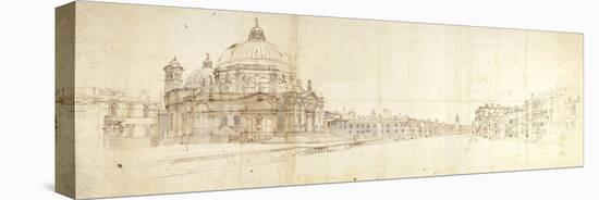 Santa Maria Della Salute and the Grand Canal, Venice-Gaspar van Wittel-Stretched Canvas