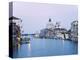 Santa Maria della Salute Cathedral from Academia Bridge along the Grand Canal at Dusk, Venice-Dennis Flaherty-Premier Image Canvas