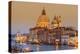 Santa Maria Della Salute Church and Grand Canal at Sunset, Venice, Veneto, Italy-Stefano Politi Markovina-Premier Image Canvas