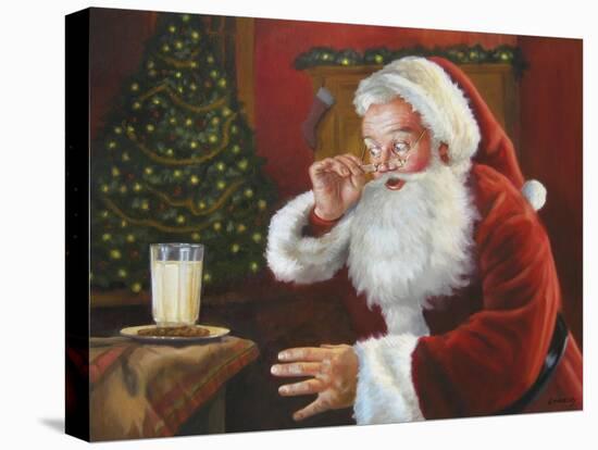 Santa Milk and Cookies-David Lindsley-Premier Image Canvas