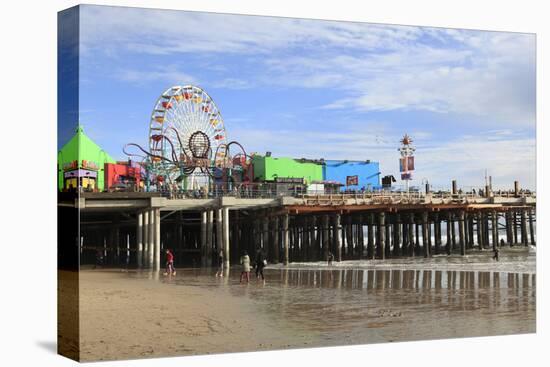 Santa Monica Pier, Pacific Park, Santa Monica, Los Angeles, California, Usa-Wendy Connett-Premier Image Canvas