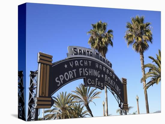 Santa Monica Pier, Santa Monica, Los Angeles, California, Usa-Wendy Connett-Premier Image Canvas