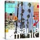 Santa Monica Signs-Mark Andrew Allen-Stretched Canvas