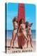 Santa Monica Surfer Girls-null-Stretched Canvas