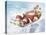 Santa's New Sleigh-Hal Frenck-Premier Image Canvas