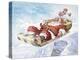 Santa's New Sleigh-Hal Frenck-Premier Image Canvas