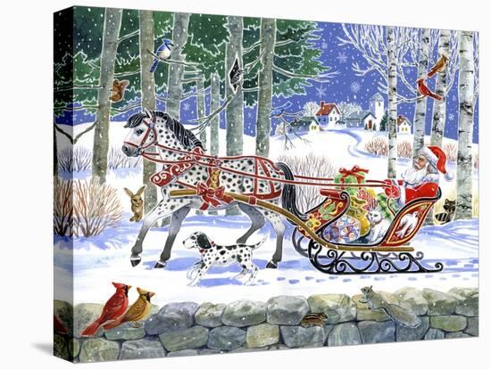 Santa's Sleigh Ride-Geraldine Aikman-Premier Image Canvas