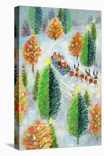 Santa's Sleigh-Stanley Cooke-Premier Image Canvas