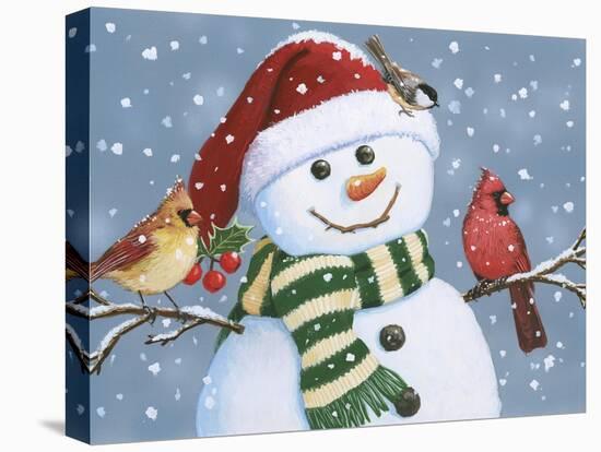 Santa Snowman-William Vanderdasson-Premier Image Canvas